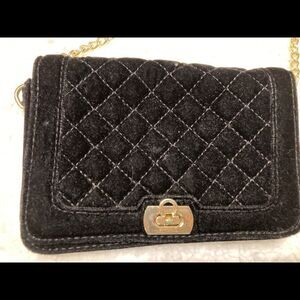 Target A New Day black Velvet purse
